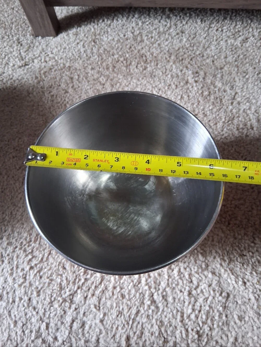 Original Sunbeam Mixmaster Stainless Mixing Bowls 6 1/4 And 9